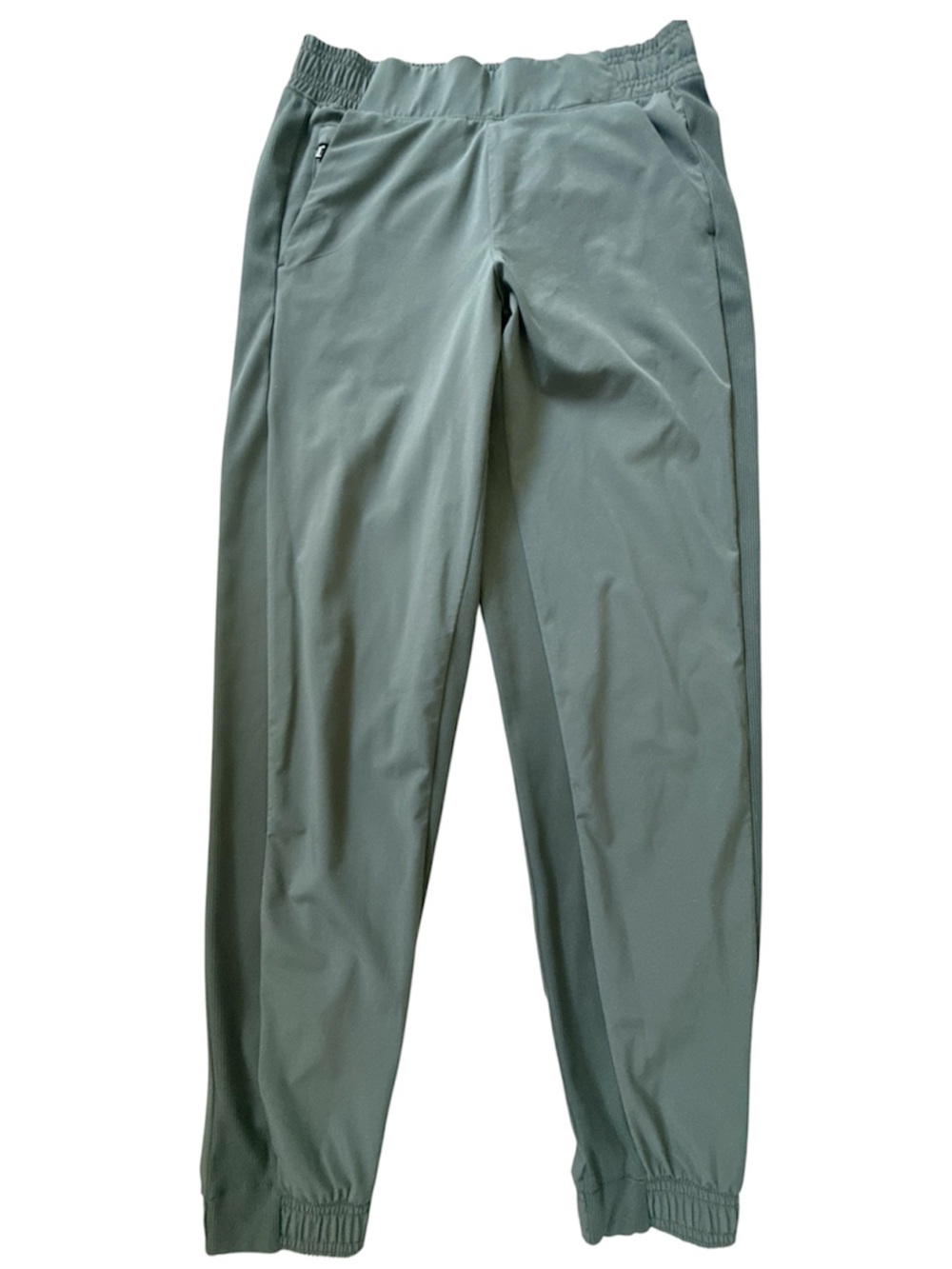 Athleta Brooklyn Jogger Women’s Pants Size 2 Green Pull-On Elastic Waist Pockets